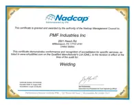 Nadcap Welding certificate Expiration Date 31 August 2026 Preview of Nadcap Welding certificate Expiration Date 31 August 2026